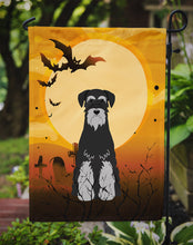 Load image into Gallery viewer, Halloween Standard Schnauzer Black Grey Garden Flag - Outdoor Decorative Yard Flag BB4300GF