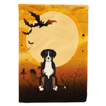 Load image into Gallery viewer, Halloween Greater Swiss Mountain Dog Flag Canvas House Size BB4303CHF