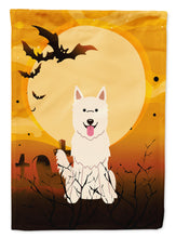Load image into Gallery viewer, Halloween White German Shepherd Garden Flag - Outdoor Decorative Yard Flag BB4311GF