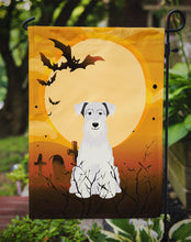 Load image into Gallery viewer, Halloween Miniature Schanuzer White Garden Flag - Outdoor Decorative Yard Flag BB4319GF