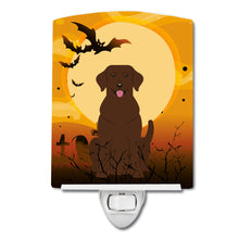 Load image into Gallery viewer, Halloween Chocolate Labrador Ceramic Night Light BB4322CNL
