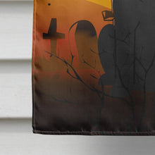 Load image into Gallery viewer, Halloween Black Labrador Flag Canvas House Size BB4323CHF