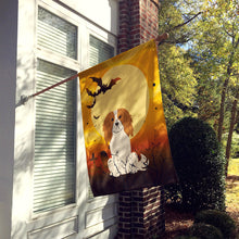 Load image into Gallery viewer, Halloween Cavalier Spaniel Flag Canvas House Size BB4324CHF