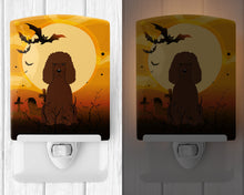 Load image into Gallery viewer, Halloween Irish Water Spaniel Ceramic Night Light BB4329CNL