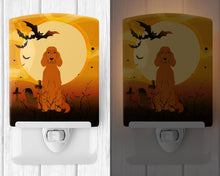 Load image into Gallery viewer, Halloween Irish Setter Ceramic Night Light BB4330CNL