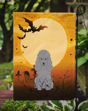 Load image into Gallery viewer, Halloween Poodle Silver Garden Flag - Outdoor Decorative Yard Flag BB4334GF