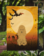 Load image into Gallery viewer, Halloween Poodle Tan Garden Flag - Outdoor Decorative Yard Flag BB4335GF