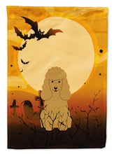 Load image into Gallery viewer, Halloween Poodle Tan Garden Flag - Outdoor Decorative Yard Flag BB4335GF