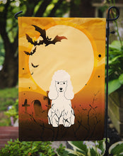 Load image into Gallery viewer, Halloween Poodle White Garden Flag - Outdoor Decorative Yard Flag BB4336GF