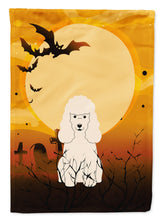 Load image into Gallery viewer, Halloween Poodle White Garden Flag - Outdoor Decorative Yard Flag BB4336GF