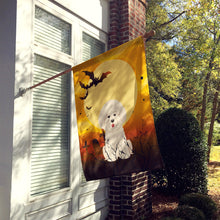 Load image into Gallery viewer, Halloween Bichon Frise Flag Canvas House Size BB4341CHF