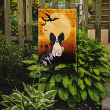 Load image into Gallery viewer, Halloween Papillon Black White Garden Flag - Outdoor Decorative Yard Flag BB4342GF