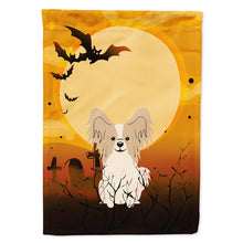 Load image into Gallery viewer, Halloween Papillon Sable White Flag Canvas House Size BB4343CHF