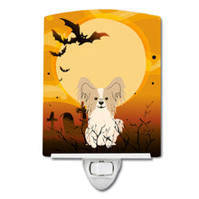 Load image into Gallery viewer, Halloween Papillon Sable White Ceramic Night Light BB4343CNL
