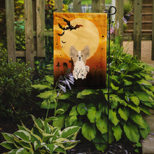 Load image into Gallery viewer, Halloween Papillon Sable White Garden Flag - Outdoor Decorative Yard Flag BB4343GF