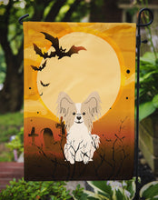 Load image into Gallery viewer, Halloween Papillon Sable White Garden Flag - Outdoor Decorative Yard Flag BB4343GF