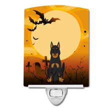 Load image into Gallery viewer, Halloween Beauce Shepherd Dog Ceramic Night Light BB4346CNL