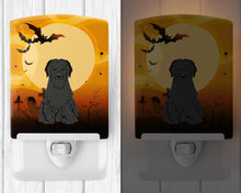 Load image into Gallery viewer, Halloween Briard Black Ceramic Night Light BB4347CNL