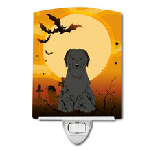 Load image into Gallery viewer, Halloween Briard Black Ceramic Night Light BB4347CNL