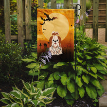 Load image into Gallery viewer, Halloween Shih Tzu Red White Garden Flag - Outdoor Decorative Yard Flag BB4353GF