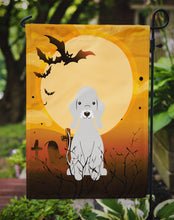 Load image into Gallery viewer, Halloween Bedlington Terrier Blue Garden Flag - Outdoor Decorative Yard Flag BB4356GF