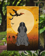 Load image into Gallery viewer, Halloween Cocker Spaniel Black Garden Flag - Outdoor Decorative Yard Flag BB4358GF