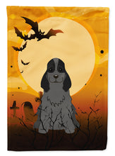 Load image into Gallery viewer, Halloween Cocker Spaniel Black Garden Flag - Outdoor Decorative Yard Flag BB4358GF