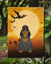 Load image into Gallery viewer, Halloween Cocker Spaniel Black Tan Garden Flag - Outdoor Decorative Yard Flag BB4359GF