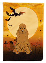Load image into Gallery viewer, Halloween Cocker Spaniel Red Garden Flag - Outdoor Decorative Yard Flag BB4361GF