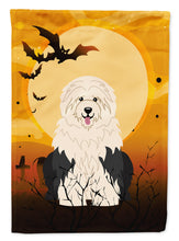 Load image into Gallery viewer, Halloween Old English Sheepdog Flag Canvas House Size BB4362CHF