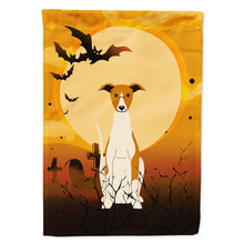 Load image into Gallery viewer, Halloween Whippet Flag Canvas House Size BB4365CHF