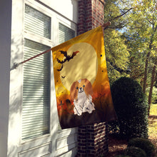 Load image into Gallery viewer, Halloween Pekingnese Red White Flag Canvas House Size BB4369CHF