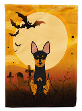 Load image into Gallery viewer, Halloween English Toy Terrier Garden Flag - Outdoor Decorative Yard Flag BB4375GF