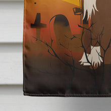 Load image into Gallery viewer, Halloween Chinese Crested Cream Flag Canvas House Size BB4379CHF