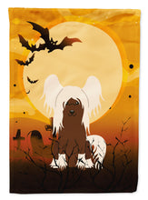 Load image into Gallery viewer, Halloween Chinese Crested Cream Garden Flag - Outdoor Decorative Yard Flag BB4379GF