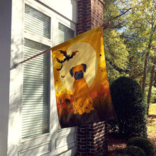 Load image into Gallery viewer, Halloween Fawn Boxer Flag Canvas House Size BB4381CHF