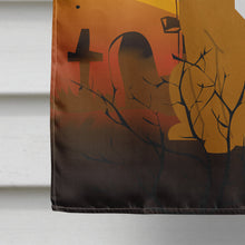 Load image into Gallery viewer, Halloween Flashy Fawn Boxer Flag Canvas House Size BB4382CHF