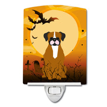 Load image into Gallery viewer, Halloween Flashy Fawn Boxer Ceramic Night Light BB4382CNL