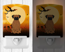 Load image into Gallery viewer, Halloween Brindle Boxer Ceramic Night Light BB4383CNL