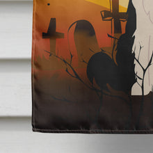 Load image into Gallery viewer, Halloween Border Collie Black White Flag Canvas House Size BB4384CHF