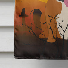 Load image into Gallery viewer, Halloween English Bulldog Red White Flag Canvas House Size BB4386CHF