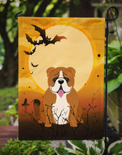 Load image into Gallery viewer, Halloween English Bulldog Red White Garden Flag - Outdoor Decorative Yard Flag BB4386GF