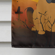 Load image into Gallery viewer, Halloween English Bulldog Red Flag Canvas House Size BB4388CHF