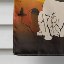 Load image into Gallery viewer, Halloween English Bulldog White Flag Canvas House Size BB4389CHF