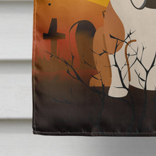Load image into Gallery viewer, Halloween English Bulldog Fawn White Flag Canvas House Size BB4391CHF