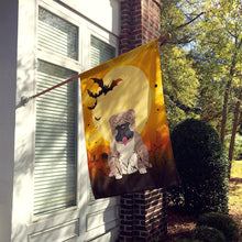 Load image into Gallery viewer, Halloween English Bulldog Grey Brindle  Flag Canvas House Size BB4392CHF