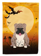 Load image into Gallery viewer, Halloween English Bulldog Grey Brindle  Garden Flag - Outdoor Decorative Yard Flag BB4392GF