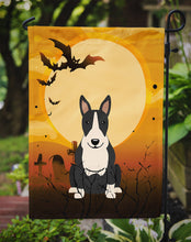 Load image into Gallery viewer, Halloween Bull Terrier Black White Garden Flag - Outdoor Decorative Yard Flag BB4399GF