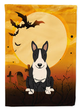Load image into Gallery viewer, Halloween Bull Terrier Black White Garden Flag - Outdoor Decorative Yard Flag BB4399GF
