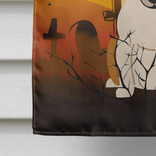 Load image into Gallery viewer, Halloween Bull Terrier Red White Flag Canvas House Size BB4401CHF